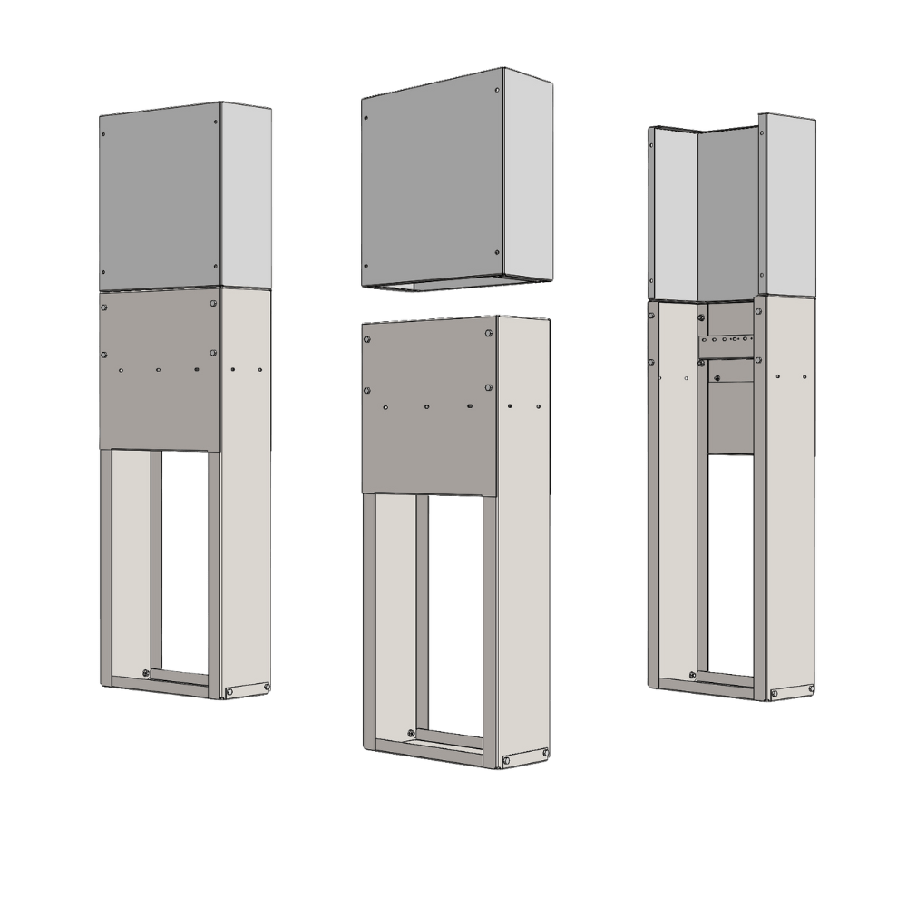 ĮEAS - 301 įvadinės elektros apskaitos spintos cokolis ir pamatas