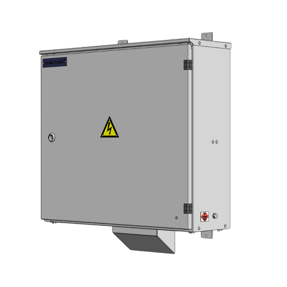 302 (7) ĮEAS - 302 įvadinė elektros apskaitos spinta su KS1 tvirtinimui prie sienos ir A1 kabelio apsauga